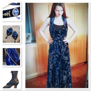 Boutique-elegant vest & skirt Parisienne